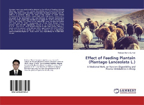 Effect of Feeding Plantain (Plantago Lanceolata L.): A Medicinal Herb, on Nutrient Digestibility and Plasma Metabolites in Sheep