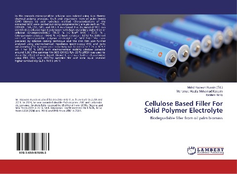 Cellulose Based Filler For Solid Polymer Electrolyte: Biodegradable filler from oil palm biomass