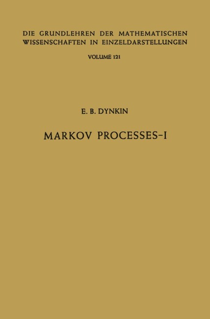 Markov Processes: Volume I