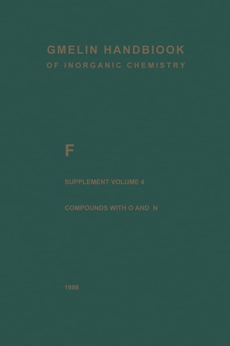 F Fluorine Compounds with Oxygen and Nitrogen