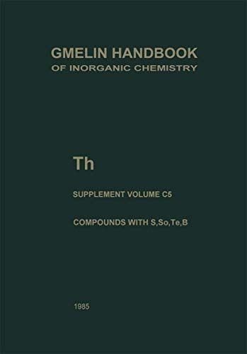 Th Thorium Compounds with S, Se, Te and B