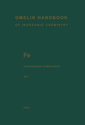 Fe Organoiron Compounds Mononuclear Compounds 11