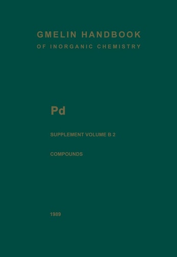 Pd Palladium Palladium Compounds