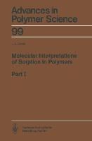Molecular Interpretations of Sorption in Polymers: Part I
