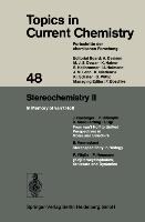 Stereochemistry II: In Memory of vant Hoff