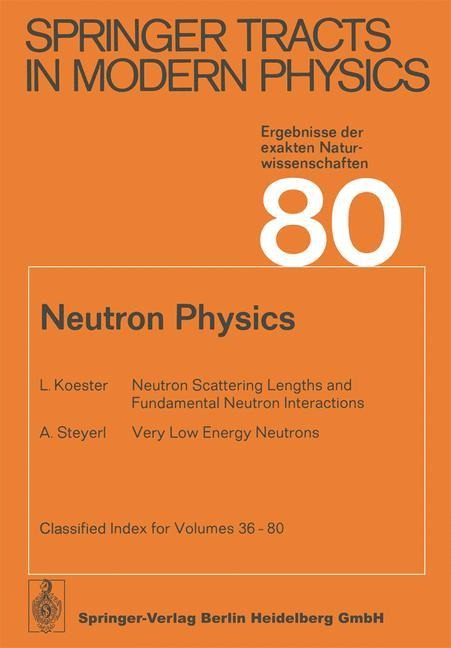 Neutron Physics