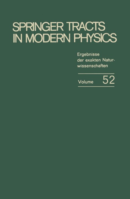Weak Interactions: Invited Papers presented at the second international Summer School for Theoretical Physics University of Karlsruhe (July 14 - August 1, 1969)