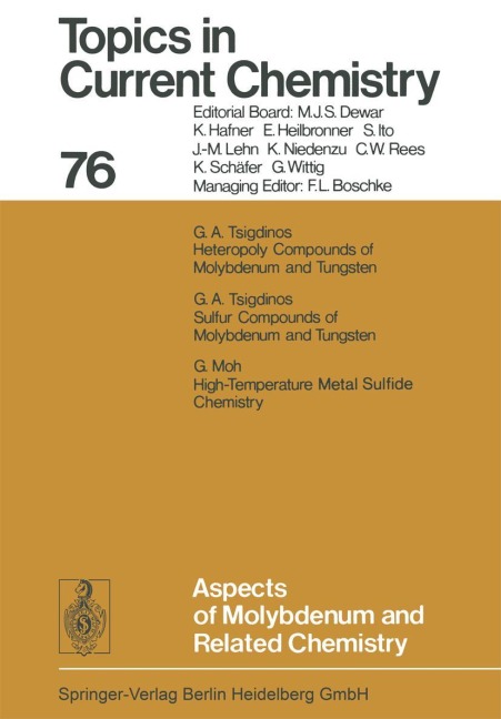 Aspects of Molybdenum and Related Chemistry