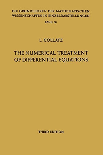 The Numerical Treatment of Differential Equations