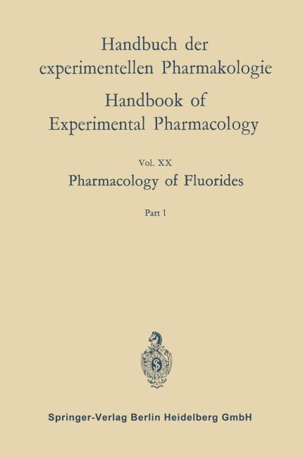 Pharmacology of Fluorides: Part 1