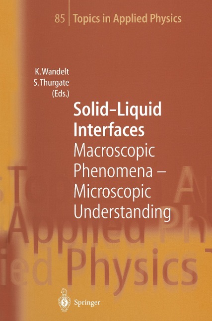 Solid-Liquid Interfaces: Macroscopic Phenomena - Microscopic Understanding