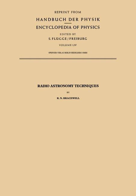 Radio Astronomy Techniques