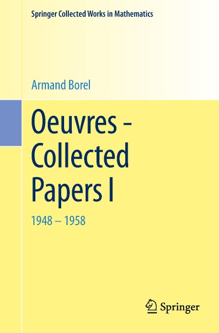 Oeuvres - Collected Papers I: 1948 - 1958