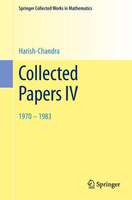 Collected Papers IV: 1970 - 1983