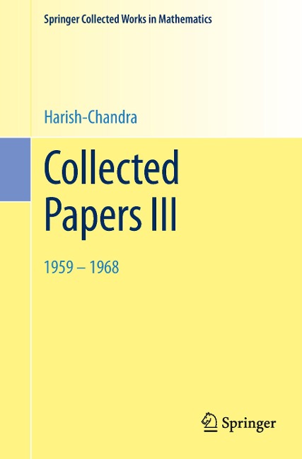 Collected Papers III: 1959 - 1968