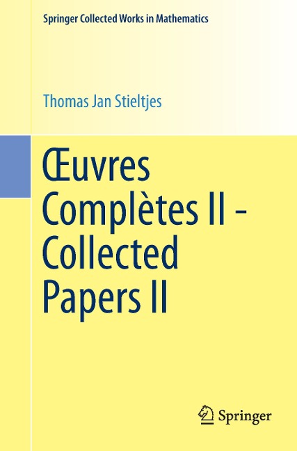 ¿uvres Complètes II - Collected Papers II