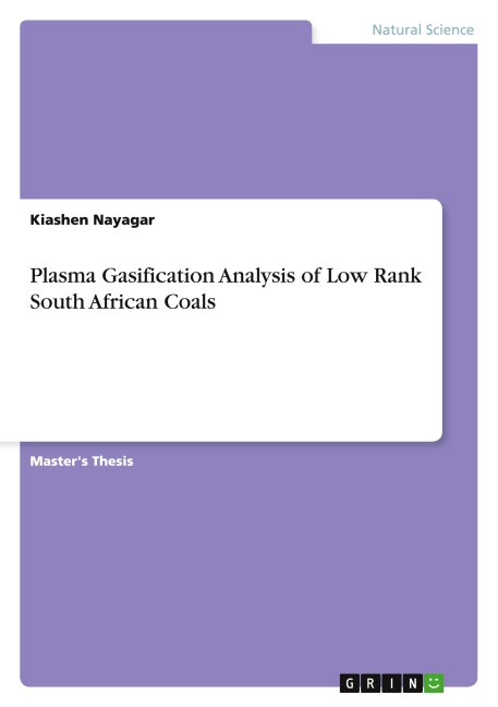 Plasma Gasification Analysis of Low Rank South African Coals
