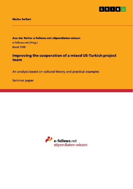 Improving the cooperation of a mixed US-Turkish project team: An analysis based on cultural theory and practical examples