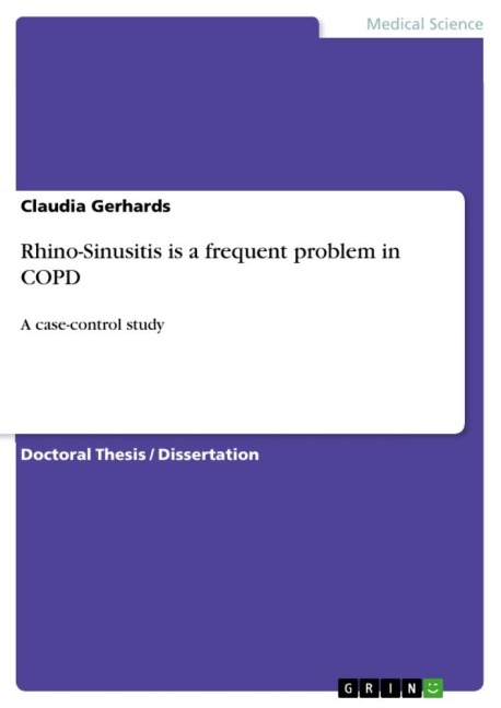 Rhino-Sinusitis is a frequent problem in COPD: A case-control study