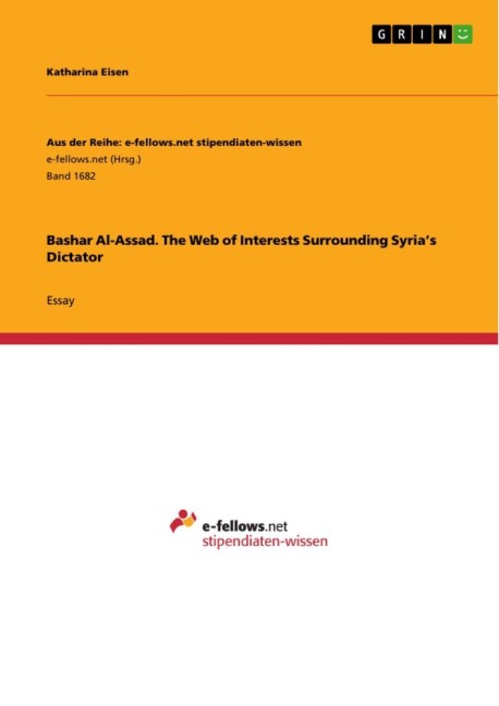 Bashar Al-Assad. The Web of Interests Surrounding Syrias Dictator