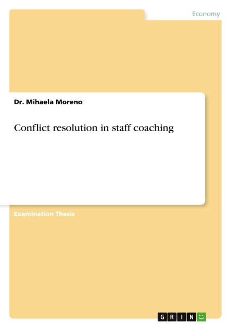 Conflict resolution in staff coaching