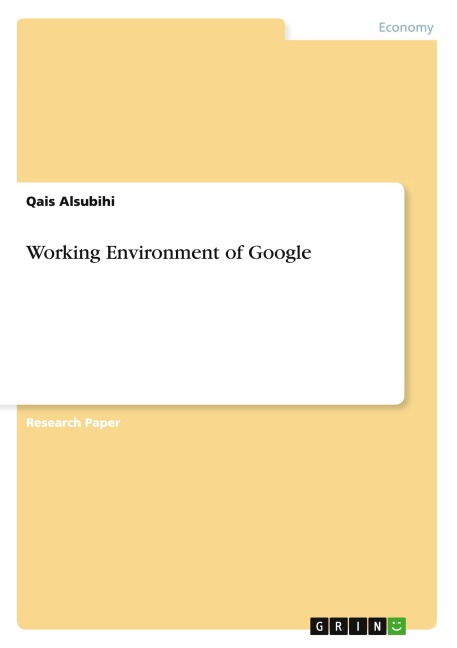 Working Environment of Google
