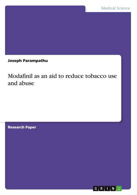 Modafinil as an aid to reduce tobacco use and abuse