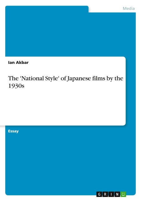 The National Style of Japanese films by the 1930s