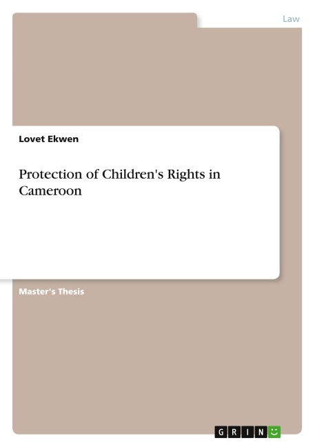 Protection of Childrens Rights in Cameroon