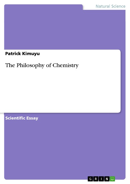 The Philosophy of Chemistry
