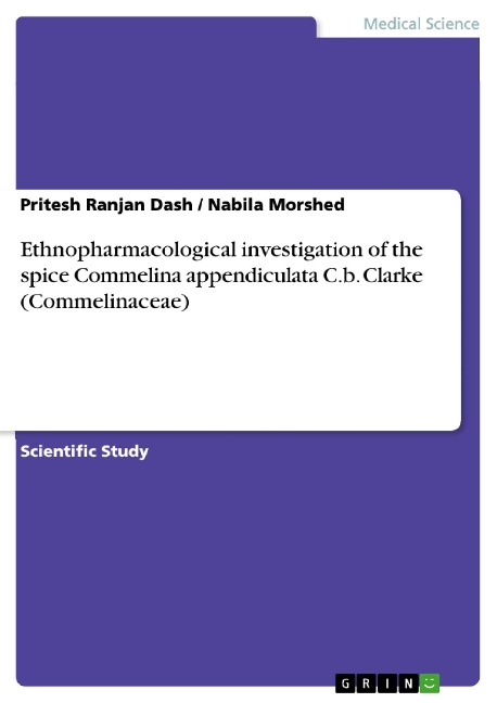 Ethnopharmacological investigation of the spice Commelina appendiculata C.b. Clarke (Commelinaceae)