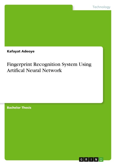 Fingerprint Recognition System Using Artifical Neural Network