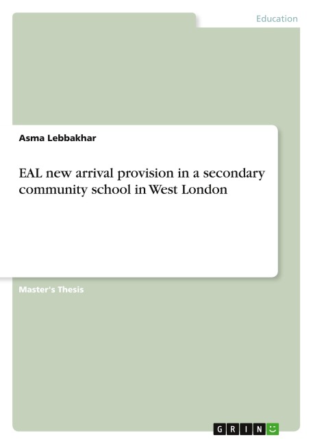 EAL new arrival provision in a secondary community school in West London