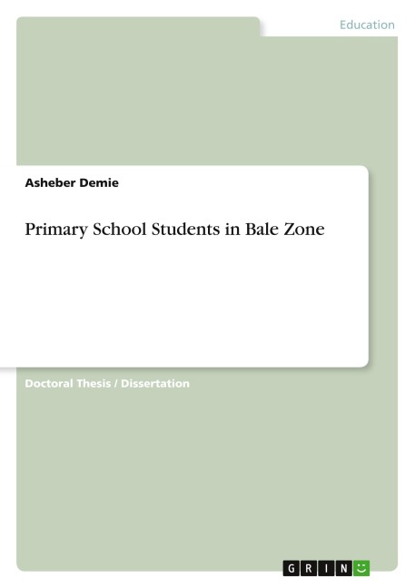 Primary School Students in Bale Zone