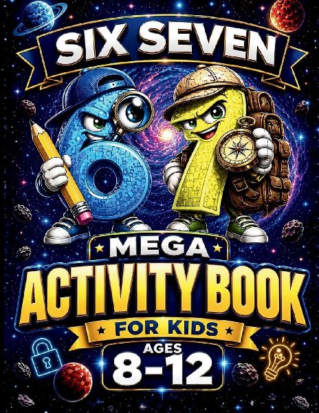 67 Six Seven Mega Activity Book for Kids Ages 8-12: Brain Games, Logic Puzzles, Brain Teasers, Mazes, Challenges for Boys & Girls | Great for Easter Baskets, Christmas Stocking Stuffers, Birthday Gifts