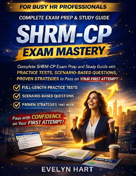 SHRM-CP Exam Mastery: Complete SHRM-CP Exam Prep and Study Guide with Practice Tests, Scenario-Based Questions, and Proven Strategies to Pass on Your First Attempt