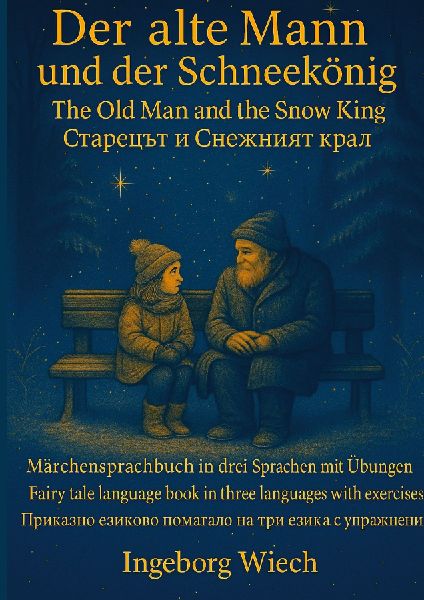 Der alte Mann und der Schneekönig  Märchensprachbuch: Ein Märchensprachbuch in deutsch, englisch und bulgarisch mit Audio und Übungen