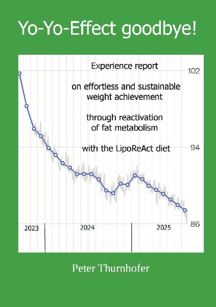 Yo-Yo Effect- Goodbye!: Experience report  on effortless and sustainable weight achievement   through reactivation  of fat metabolism  with the LipoReAct diet
