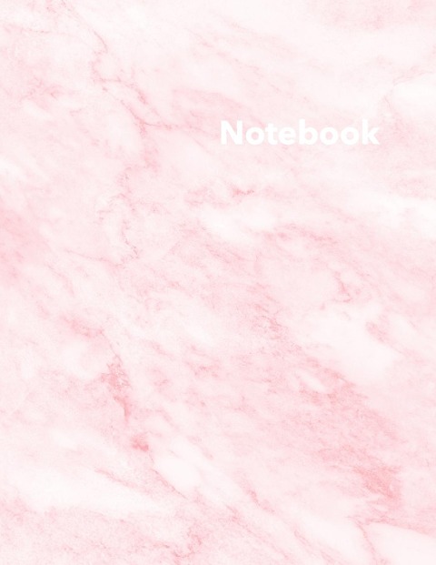 Dot Grid Notebook: Stylish Pink Marble Print Notebook, 120 Dotted Pages 8.5 x 11 inches Large Journal | Softcover Color Trends Collection