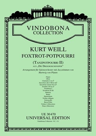 Foxtrot-Potpourri (Tanzpotpourri II) For Voice and Jazz Orchestra