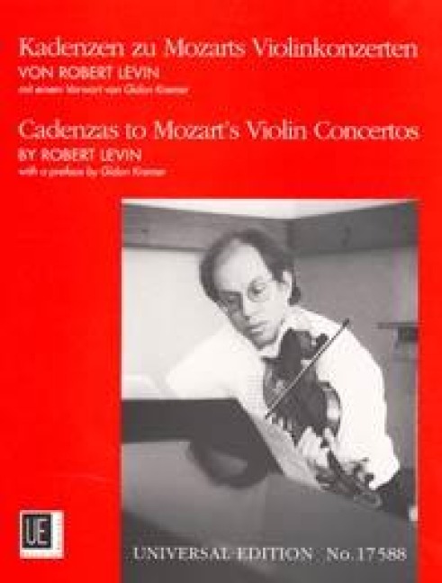 Kadenzen zu Mozarts Violinkonzerten: zu KV 207; 211; 216; 218; 219. für Violine.