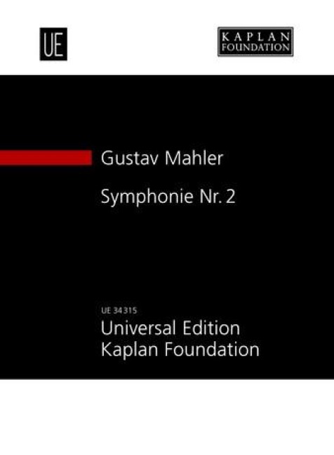 Symphonie Nr. 2: Auferstehungssymphonie. für Soli, gemischten Chor (SATB) und Orchester. Studienpartitur.