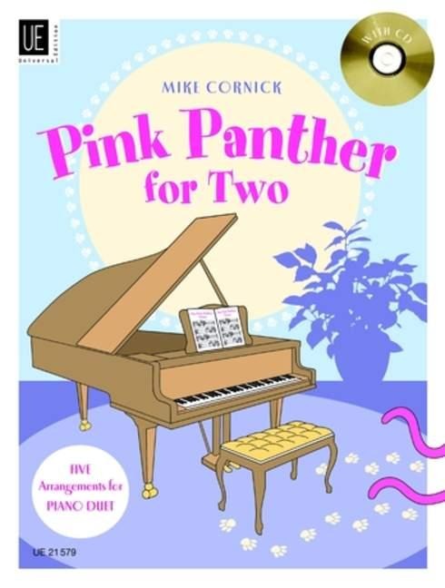 Pink Panther for Two: Fünf beschwingte Evergreens in mittlerem Schwierigkeitsgrad. für Klavier zu 4 Händen mit CD.