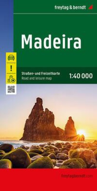 Madeira, Straßen- und Freizeitkarte 1:40.000, freytag & berndt: Inklusive Infoguide mit Ausflugszielen