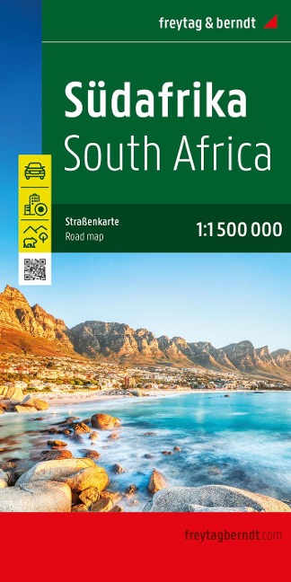 Südafrika, Straßenkarte, 1:1.500.000, freytag & berndt: Kruger-Nationalpark, Innenstadtpläne