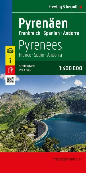 freytag & berndt Straßenkarte Pyrenäen, Frankreich - Spanien - Andorra 1:400.000: Frankreich - Spanien - Andorra