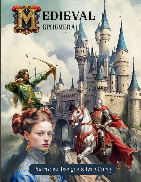 Medieval Ephemera Book: High Quality Images Of Castle and People For Paper Crafts, Scrapbooking, Mixed Media, Junk Journals, Collage Art, Artist Trading Cards, and More.
