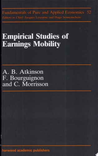 Empirical Studies of Earnings Mobility
