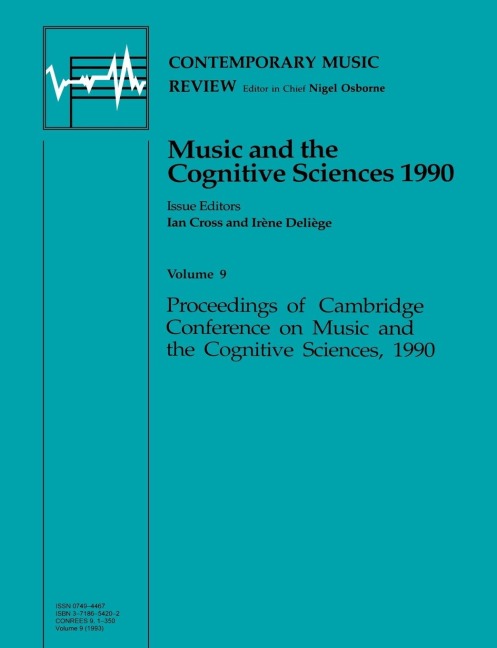 Music and the Cognitive Sciences 1990