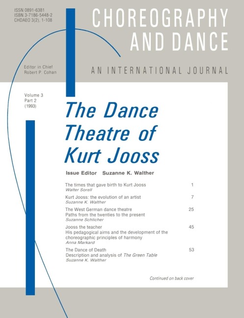 The Dance Theatre of Kurt Jooss